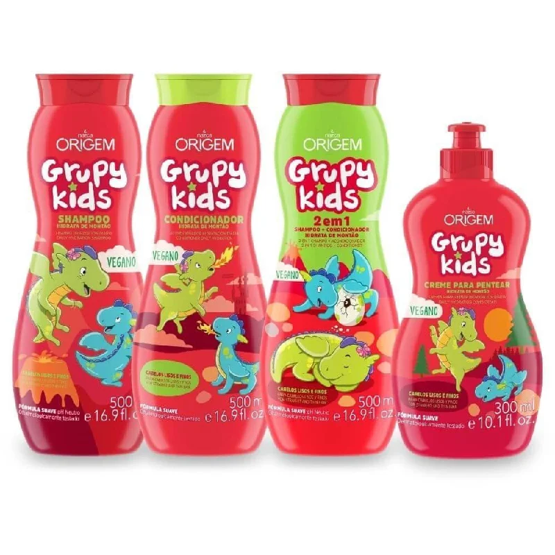 Grupy Kids Deep Moisturizing Hidrata de Montão Hydration Kit 4 Itens - Nazca