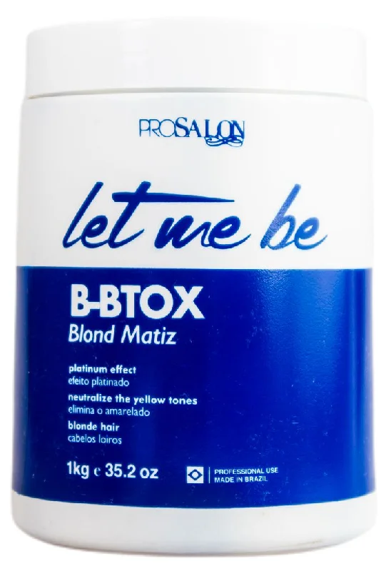 Hair care products with banana-Let Me Be B-Deep Hair Mask Matiz Hair Mask (for blondes) 1kg - ProSalon