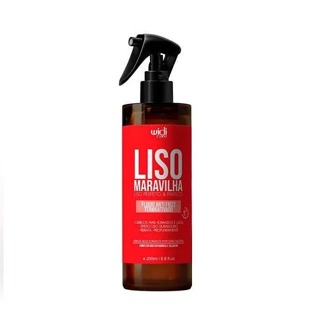 Liso Maravilha Hair Thermoactive Anti Frizz Fluid Smooth Treatment 200ml - Widi Care