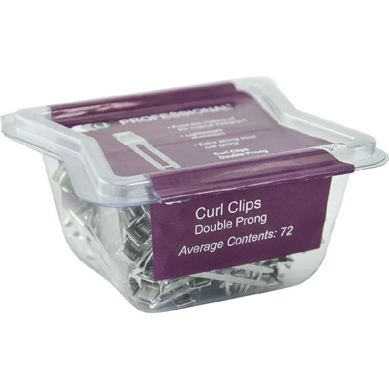 Edge smoothing gel-LJP Curl Clips Double Prong x 72