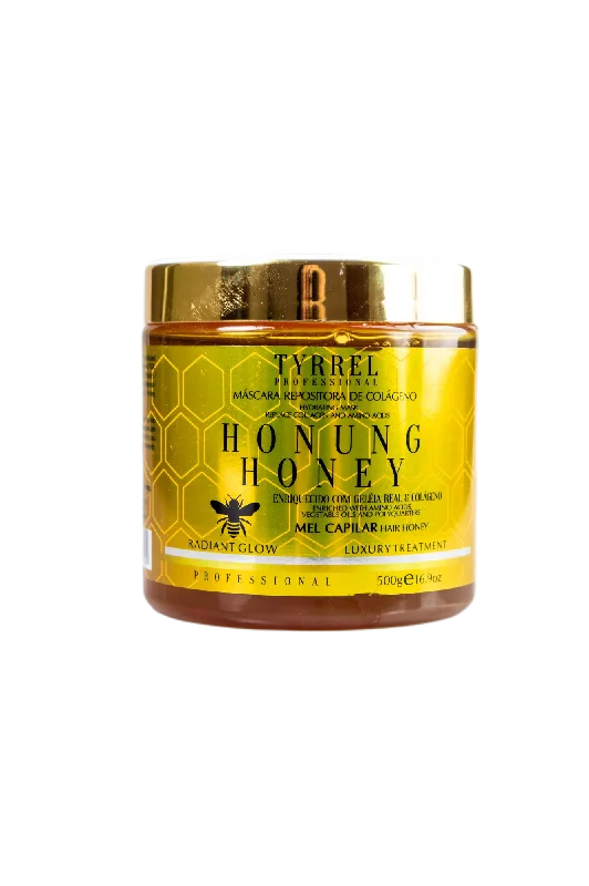 Scalp balancing hair care-Luxury Treatment Honung Honey Royal Jelly Collagen Repository Mask 500g - Tyrrel