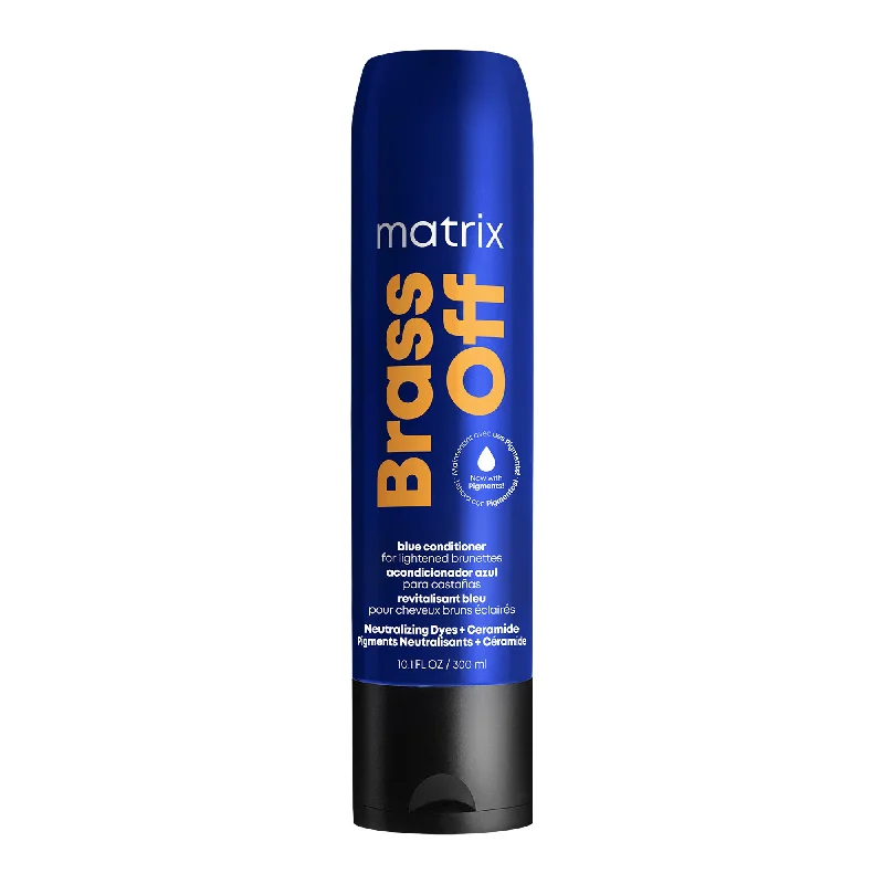 Hair care products with squalane-Matrix Total Results Brass Off Pigmented Conditioner 300ml