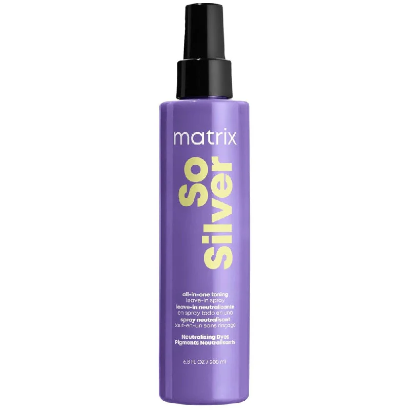 Best hair care for scalp stickiness-Matrix Total Results So Silver Toning Spray 6.8 oz