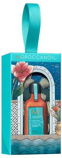 Hair care for bob-length hair-MoroccanOil Hair Treatment Holiday Ornament .85 oz- For All Hair Types