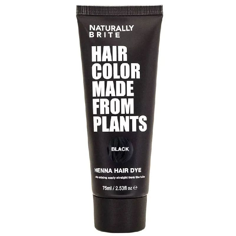 Naturally Brite Henna Hair Dye Black 75ml