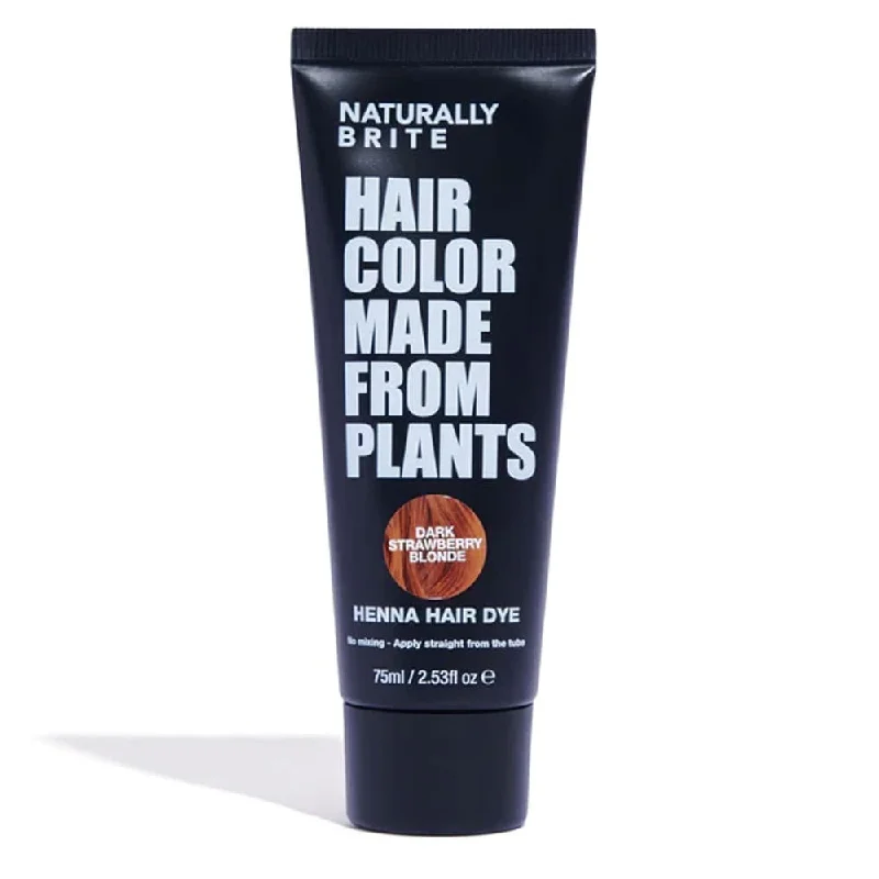 Naturally Brite Henna Hair Dye Dark Strawberry Blonde 75ml