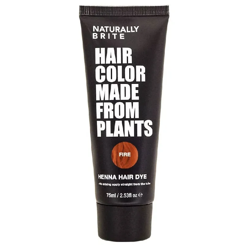 Naturally Brite Henna Hair Dye Fire 75ml