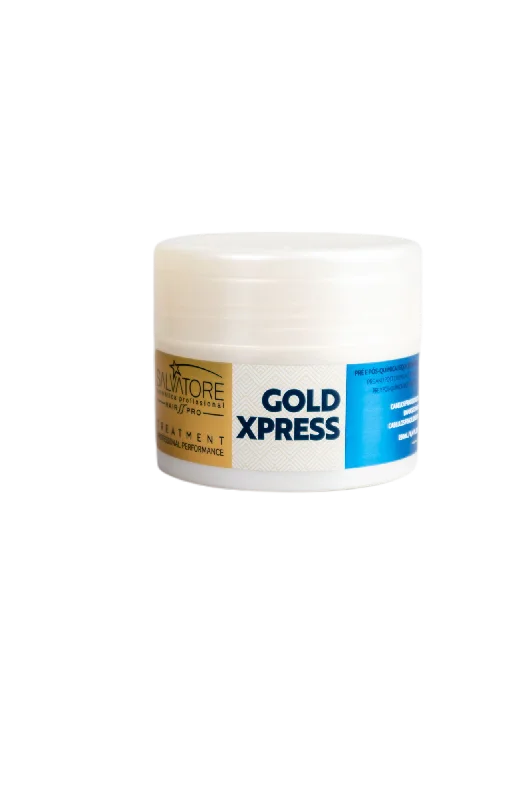 Best hair care with marula seed oil-Salvatore New Gold Xpress Hair Pro Treatment Mask 250g