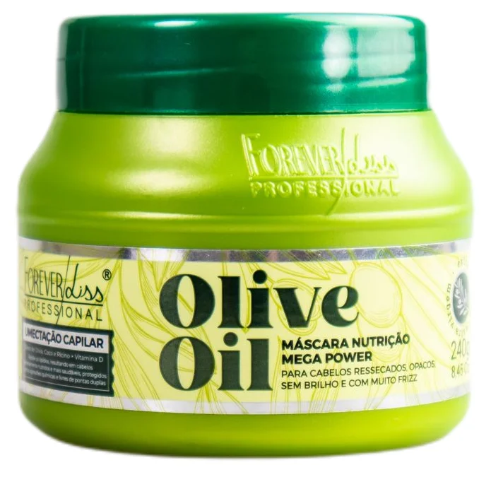 Olive Oil Mega Power Nourishing Nutrition Moiturizing Mask 240g - Forever Liss