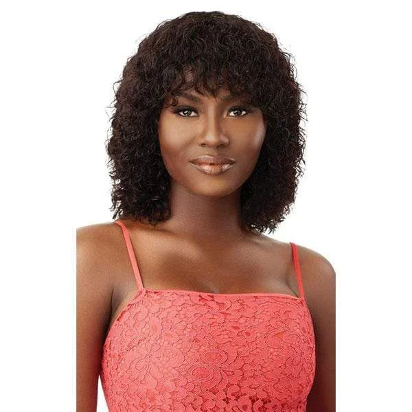 real person hair ring country band-Outre 100% Human Hair Fab & Fly Full Cap Wig - VIVIA