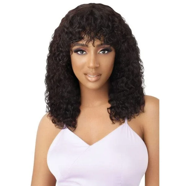 real person hair ring forever craft-Outre 100% Human Hair MyTresses Purple Label Full Wig WET & WAVY - NATURAL CURLY 18" - Clearance