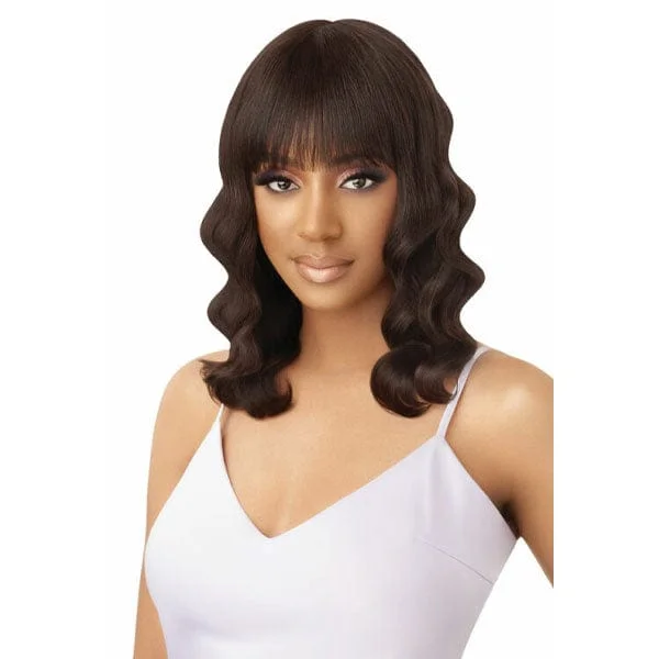 real person hair ring mountain ring-Outre 100% Human Hair MyTresses Purple Label Full Wig - ROSABELLA