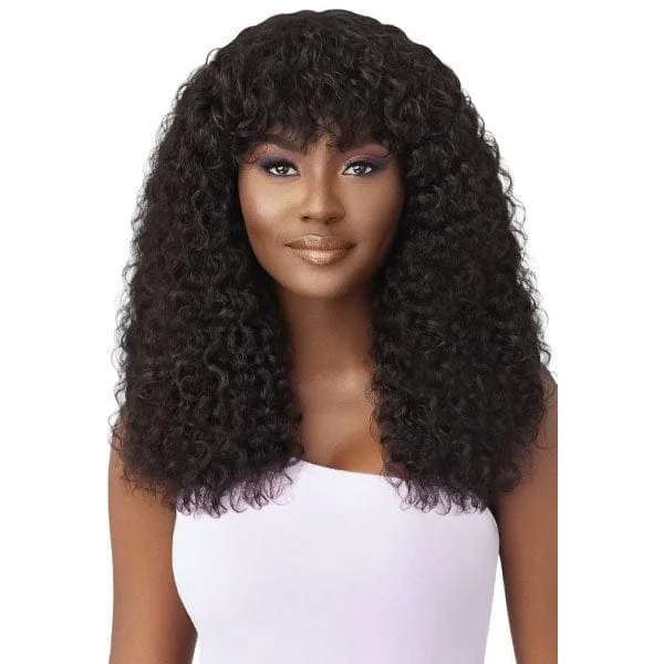 real person hair ring cultural symbol-Outre 100% Human Hair MyTresses Purple Label Full Wig WET & WAVY - NATURAL CURLY 20"