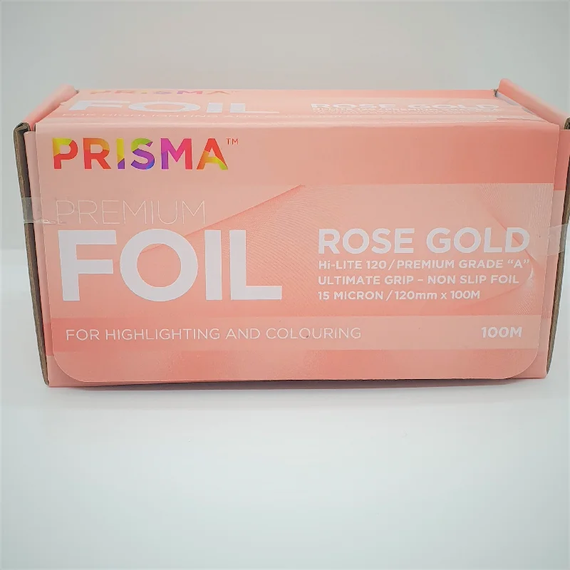 Prisma Foil Rose Gold 120mm wide x 100m