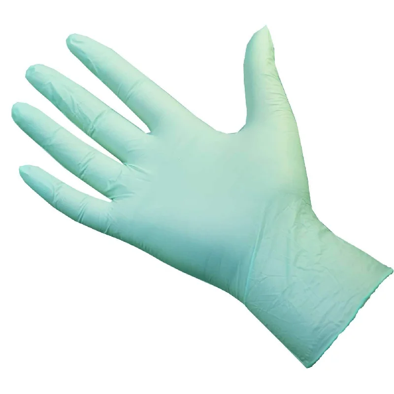 Gloss cream-Agenda Pro UltraFLEX Eco Green Nitrile Gloves - Large