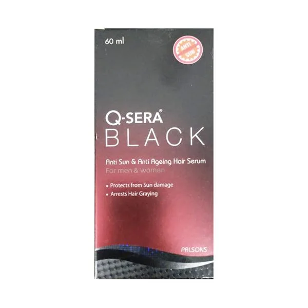 Q SERA Black Hair Serum, 60ml