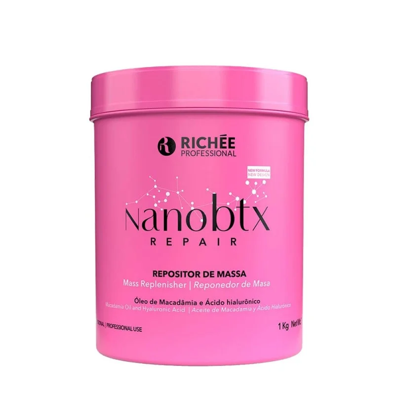 Homemade hair care for resilience-Richée Nanobtx Repair Deep Hair Mask 1Kg / 35.27 fl oz