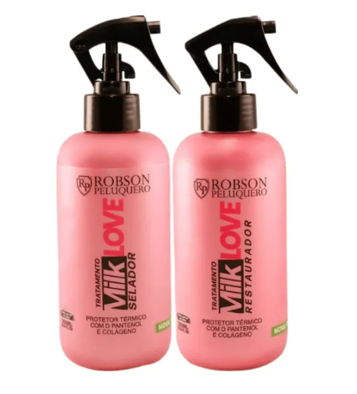 Best shampoo for soft water-Robson Peluquero Milk Love 2x 250ml / 2x 8.4 fl oz