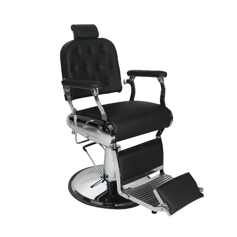 Salon Fit Empire Barber Chair - Black