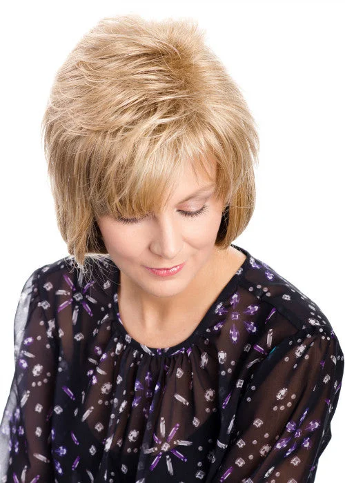 Synthetic wigs with rich texture-Shaper Synthetic Topper by Tony of Beverly - Clearance | Short, Wavy