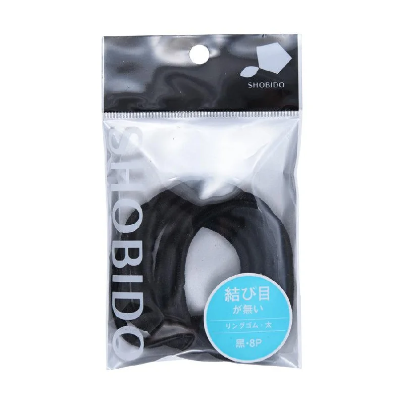 SHO-BI Hair Elastic Wide BK 8P  (11g)