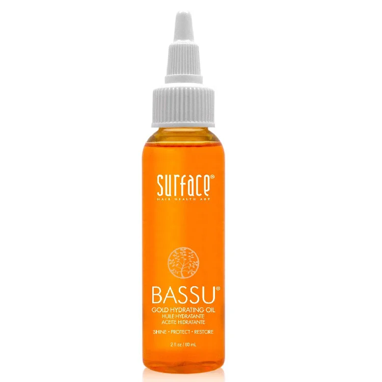 Hair care for frayed split ends-Surface Bassu Gold Hydrating Oil 2 oz