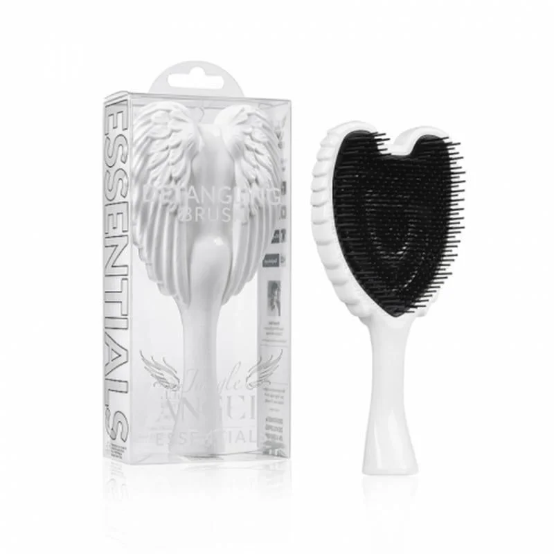 Scalp purifying cleanser-Tangle Angel Classic Detangling Brush - White/Black Bristles