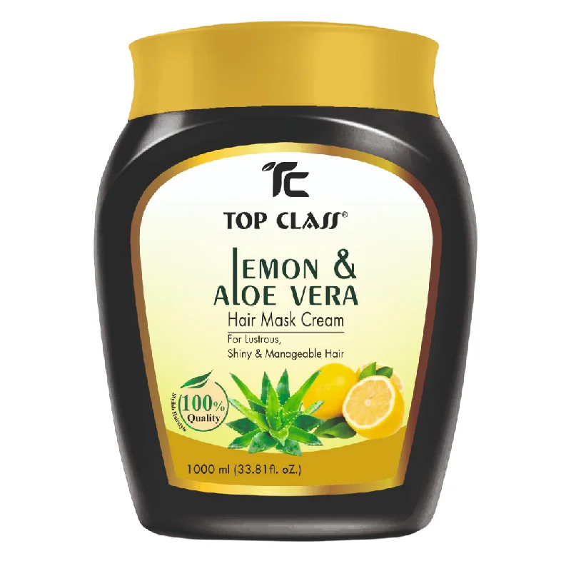 How to increase hair density naturally-Top Class Hair Mask Lemon & Aloe Vera 1000ml