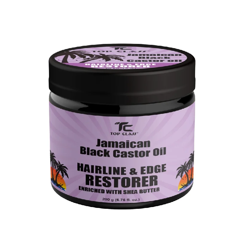 Hair care routine for faded kinky hair-Top Class Jamaican Black Castor-Edge Restorer 200g