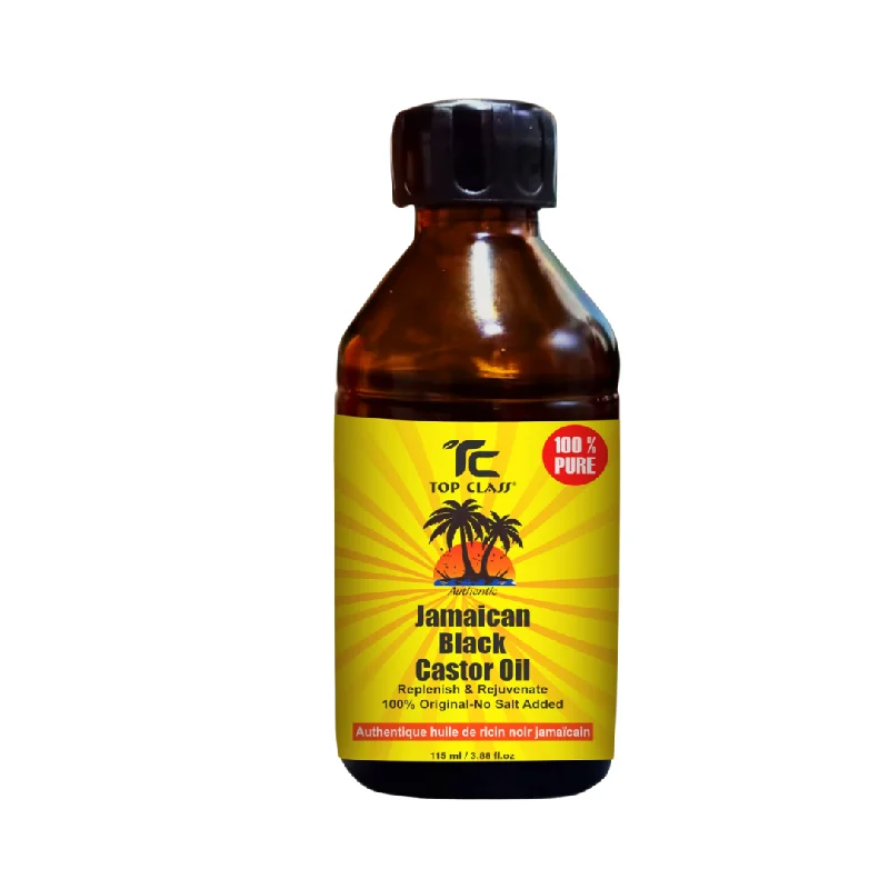 Phthalate-free hair care products-Top Class Jamaican Black Castor Oil -Glass Bottle 115ml