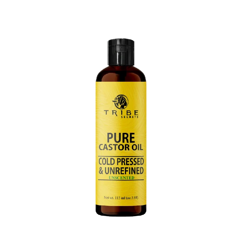 How to care for oily zigzag curls-Tribe Secret Pure Castor Oil 115ml