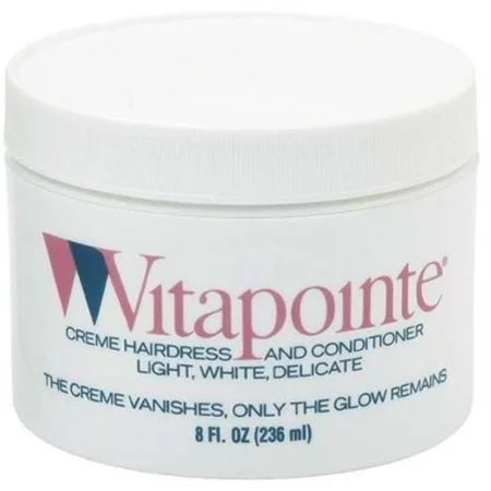 How to prevent hair flattening-Vitapointe Creme Hairdress 8.0 Oz