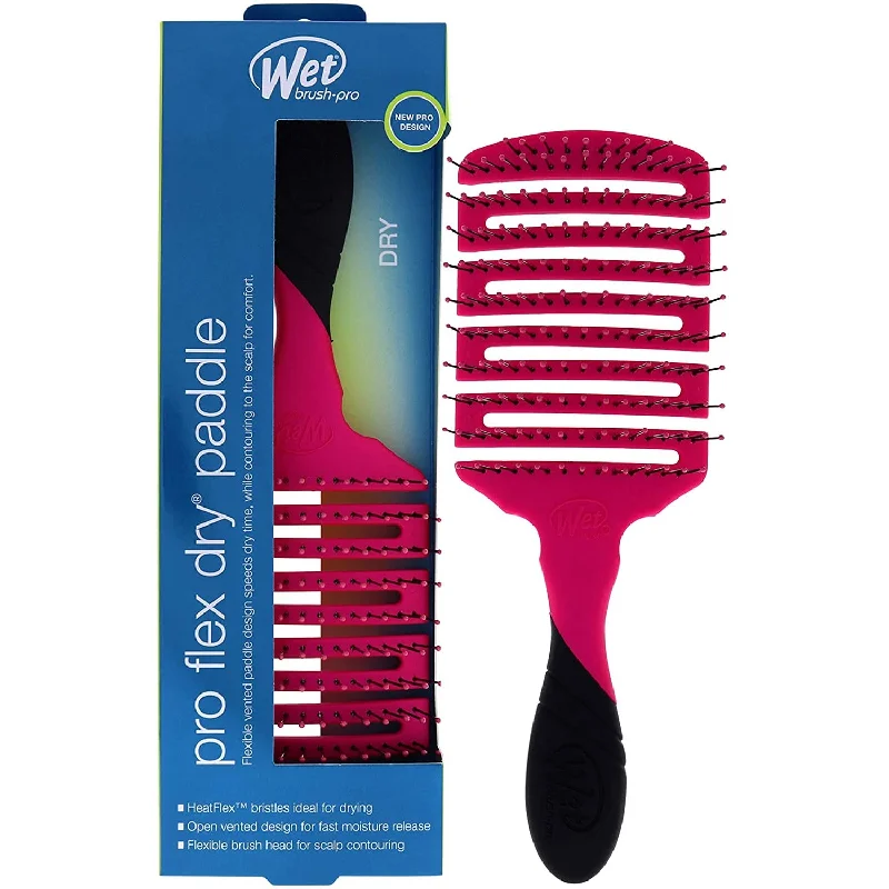 Peppermint oil-Wetbrush Pro Flex Dry Paddle Pink