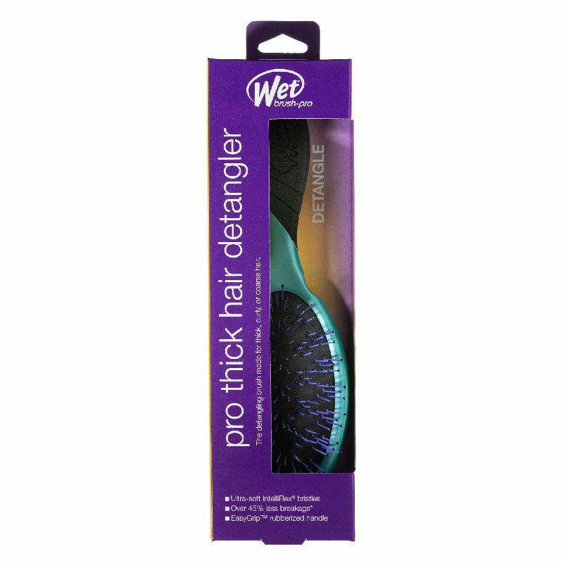 Anti-humidity mist-Wetbrush Thick Hair Pro Detangler- Purist Blue