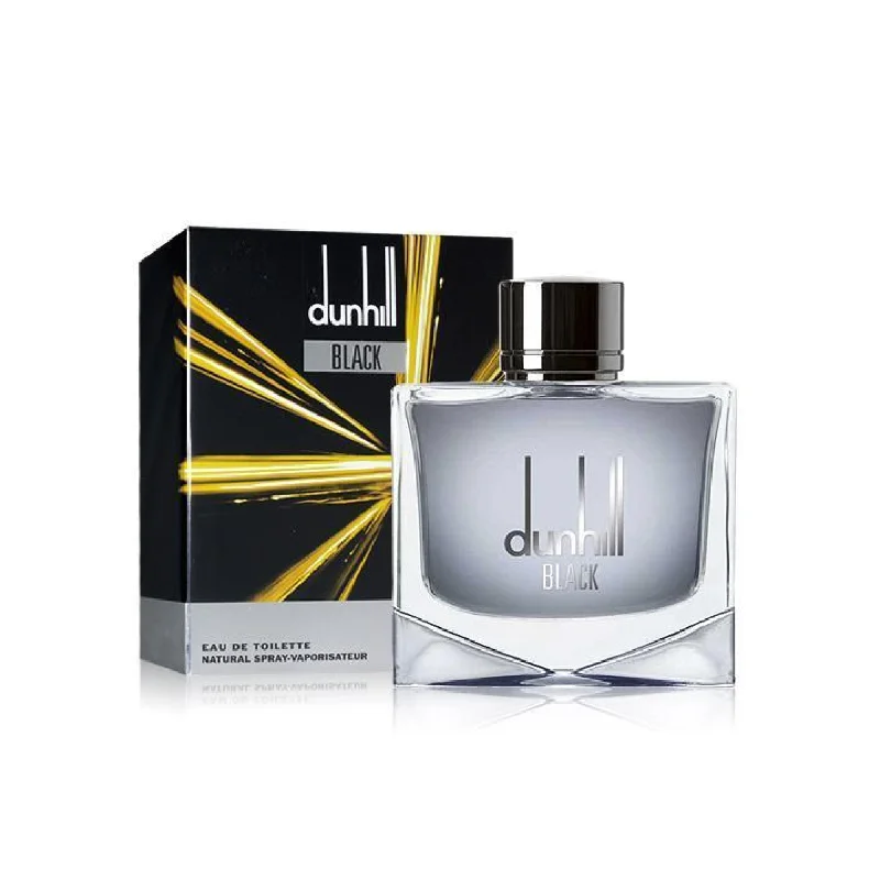 Black eau de toilette spray